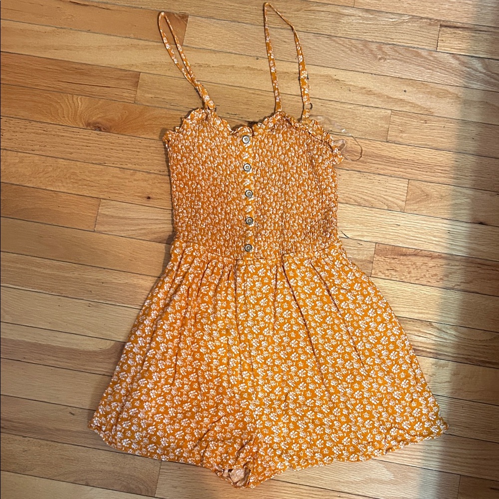 Wild Fable Orange Floral Dress